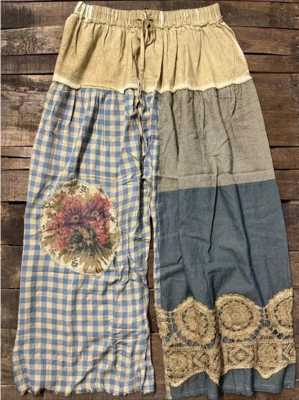 Jaded Gypsy Found Treasures Pants -Cotton And Linen
